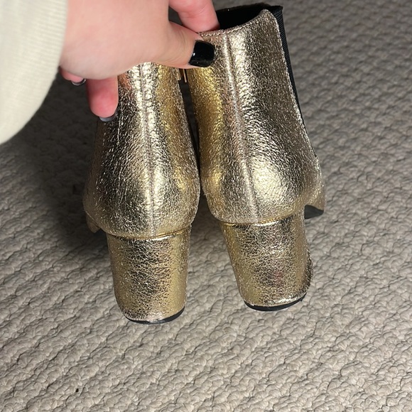 gold booties - Picture 4 of 5